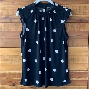 Adrianna Papell sleeveless blouse Sz M